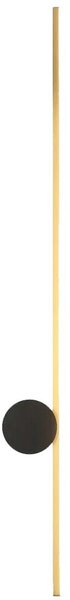 Toolight Toolight, LED nástěnné svítidlo 90cm, 18W, 3000K, LHJ062-W, černá-zlatá, OSW-50030