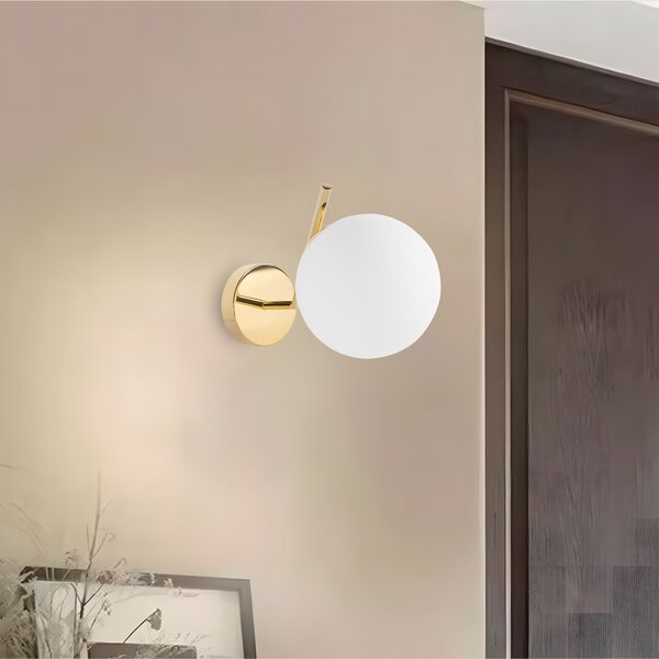 Toolight Nástěnné osvětlení Modern D12 G100-1W zlaté