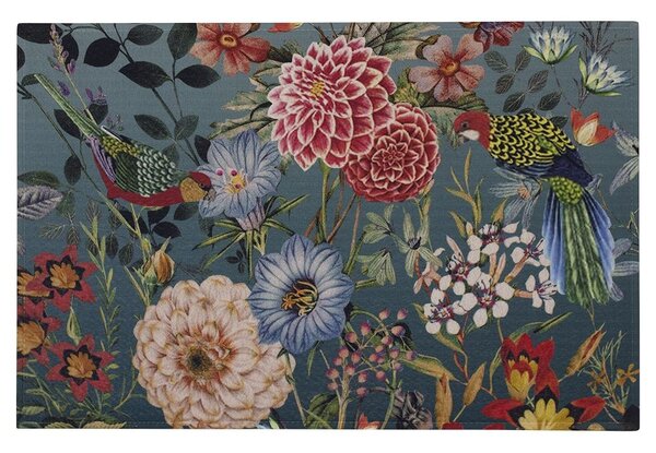 Barevná rohožka s květy jiřin Dahlia - 75*50*1cm - Mars & More