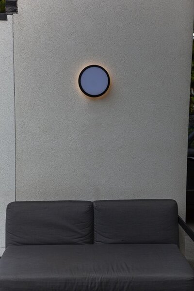 Lutec 5205801012 Goleta LED Nástěnné venkovní světlo | variabilní bílá | Černá | 24,3W