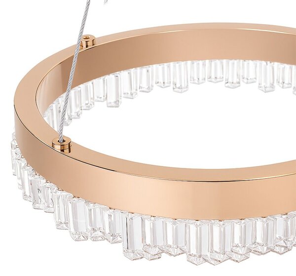 Toolight Toolight, závěsné LED svítidlo 20cm, 12W, 3000K, LHJ097-CP, růžové zlato, OSW-60042