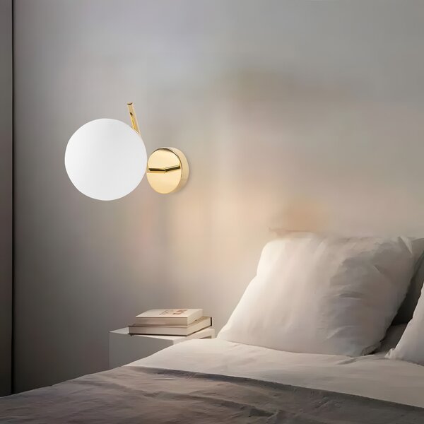 Toolight Nástěnné osvětlení Modern D12 G100-1W zlaté