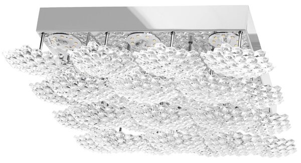 Toolight Stropní LED osvětlení Crystal Modern D2 MS015-C chrome