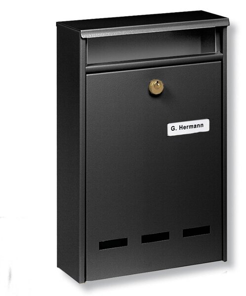 Standardní poštovní schránka WISMAR B5, černá