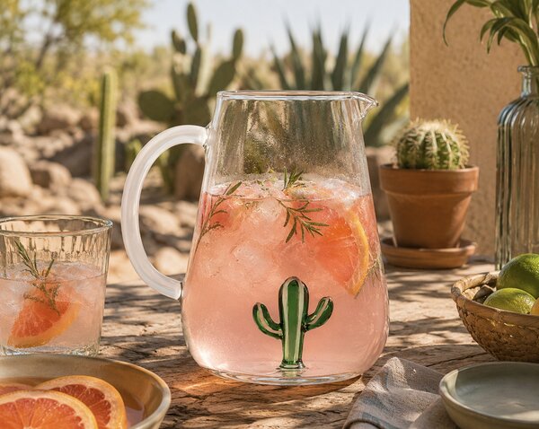 Ichendorf Milano designové džbány Desert Plants Green Cactus Jug
