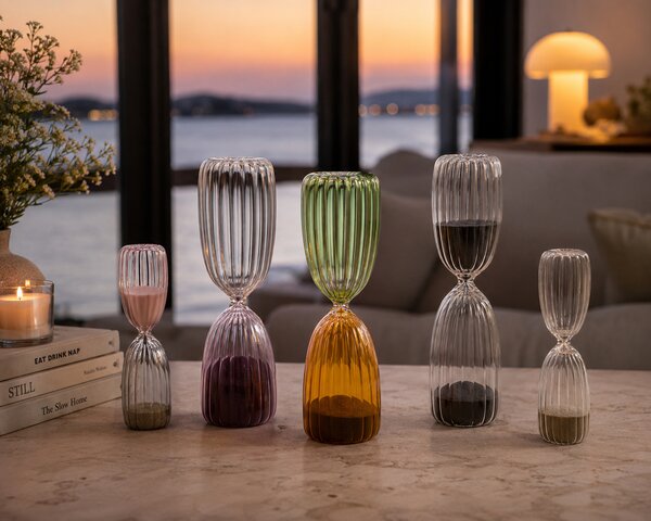 Ichendorf Milano designové přesýpací hodiny Times Hourglass (15 min)