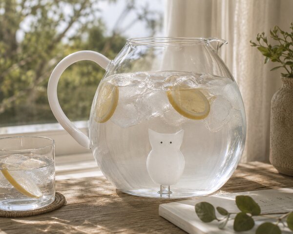 Ichendorf Milano designové džbány Animal Farm Owl Jug