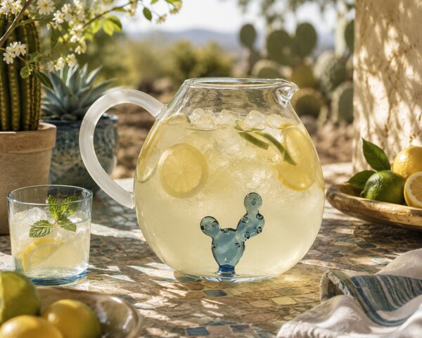 Ichendorf Milano designové džbány Desert Plants Blue Cactus Jug