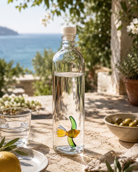 Ichendorf Milano designové karafy Animal Farm Bottle with Fish