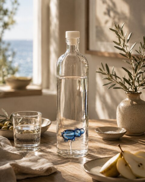 Ichendorf Milano designové karafy Animal Farm Bottle with Hippo