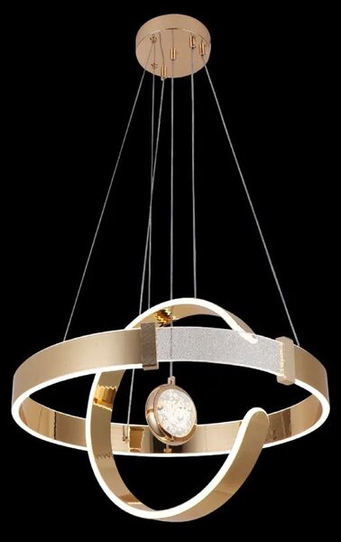Toolight Toolight, LED stropní osvětlení 64W, 3000W, LHJ060-CP, zlatá, OSW-50029