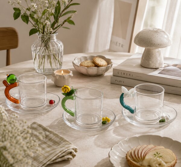 Ichendorf Milano designové šálky na kávu Fruits & Flowers Coffee Cup Butterfly
