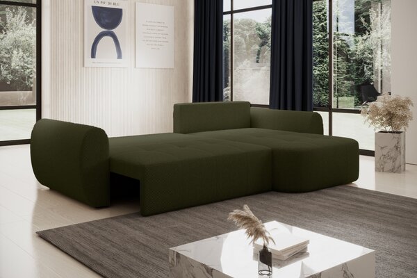 Designová sedací souprava HANELORA - khaki
