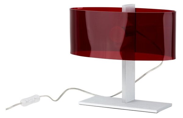ITALUX MA2209-RED - Stolní lampa ELIPSA 1xE14/40W/230V IT0174