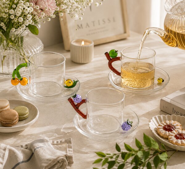 Ichendorf Milano designové šálky Fruits & Flowers Tea Cup Blackberry w/s
