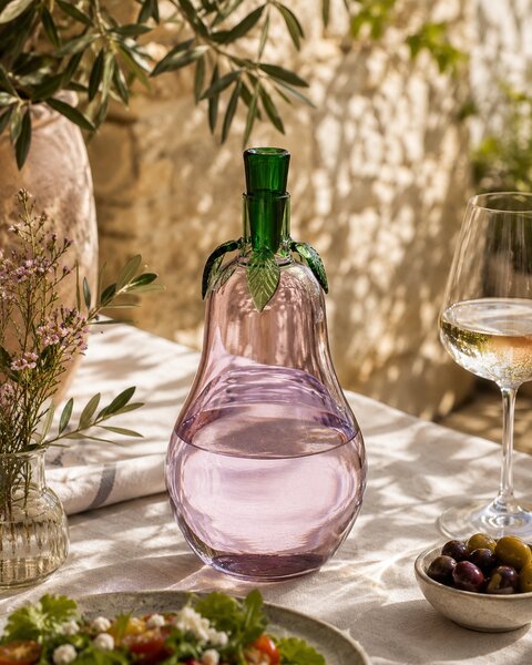Ichendorf Milano designové karafy Oil Bottle Eggplant