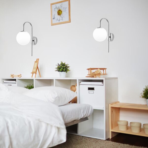 Toolight Nástěnné osvětlení Modern G092-1W Chrome