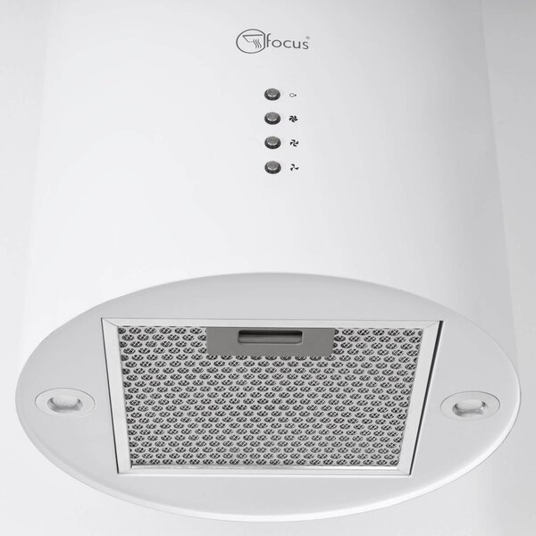 Novoterm Odsavač par ostrůvkový Shadow 35 WH, bílá mat