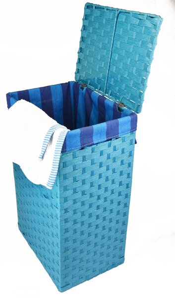 Vingo Koš na prádlo modrý Rozměry (cm): 40x30, v. 61