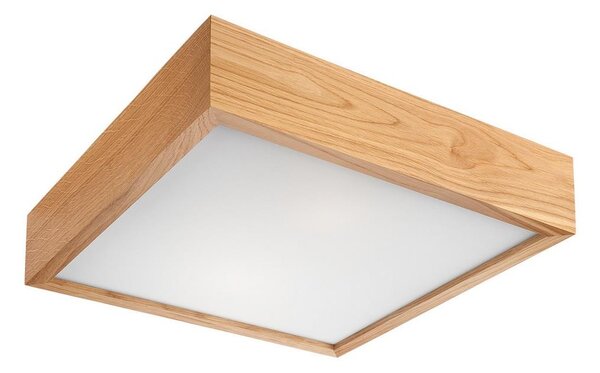 Stropní svítidlo OAK SQUARE 1xE27/60W/230V dub 27,5 cm