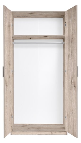 Šatní skříň 92 cm FUNZA 2- dub wellington