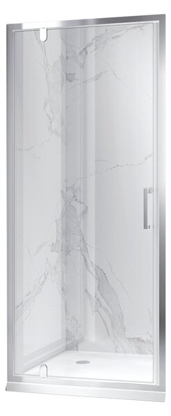 BPS-koupelny Sprchové dveře HYD-DN18A 70 chrom/transparent pro instalaci do niky - bez vaničky