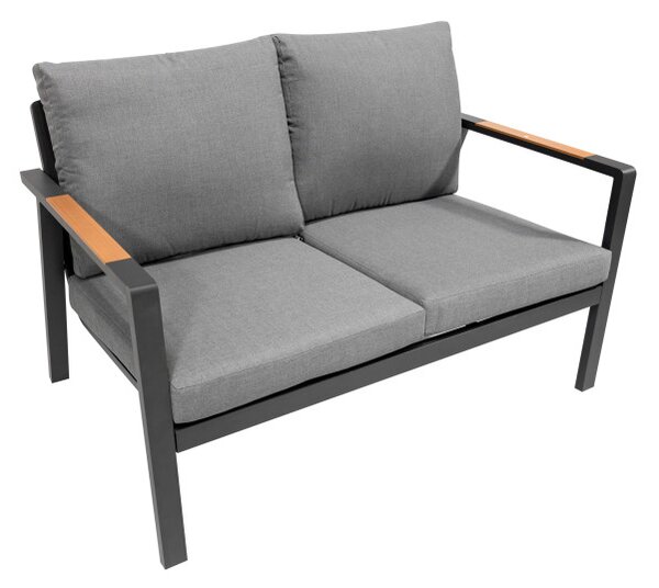Set zahradního nábytku INDUSTRIAL FRAME 4v1 šedý