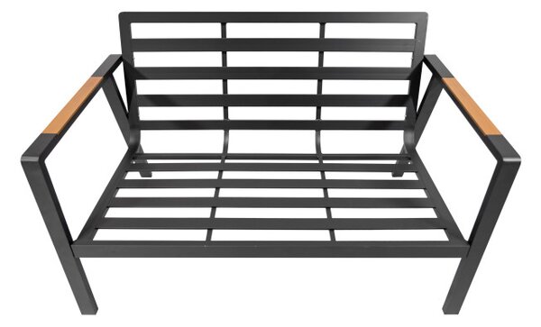Set zahradního nábytku INDUSTRIAL FRAME 4v1 šedý