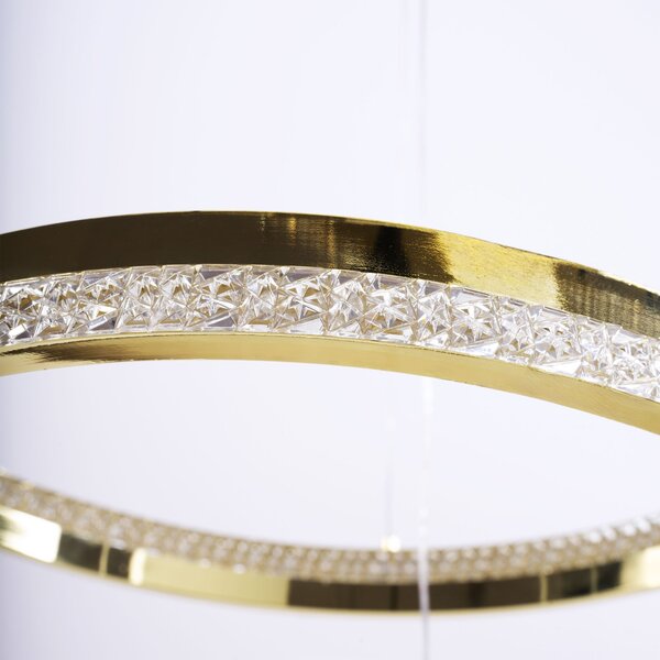 Toolight Toolight, LED stropní svítidlo 60cm, 75W, 3000K, LHJ043-CP2, zlatá, OSW-50020