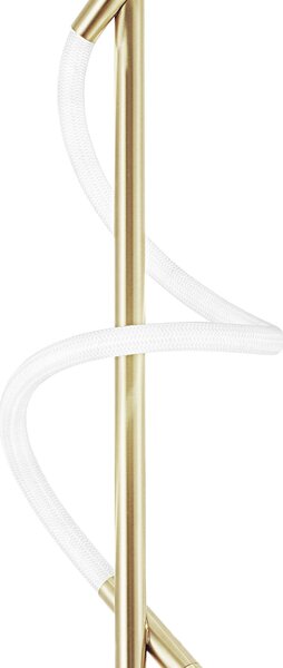 Toolight LED osvětlení se spirálovitým tvarem G015-CP zlatá