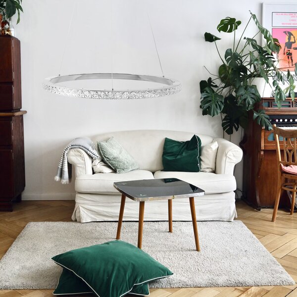 Toolight Toolight, LED stropní osvětlení 60cm, 36W, 4000K, MS010-CP, chromová, OSW-09620
