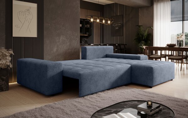 Elegantní sedací souprava EDITA - modrá
