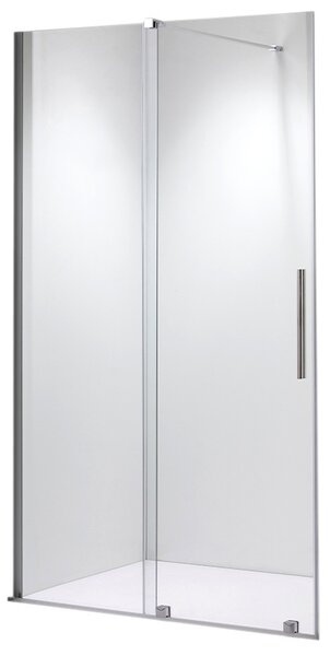 BPS-koupelny Posuvné sprchové dveře HYD-ATA 90 chrom/transparent pro instalaci do niky - bez vaničky