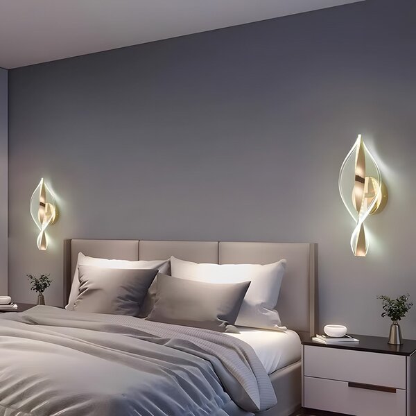 Toolight Toolight, LED nástěnné svítidlo 5W, 4000K, G031-W, zlatá, OSW-00699
