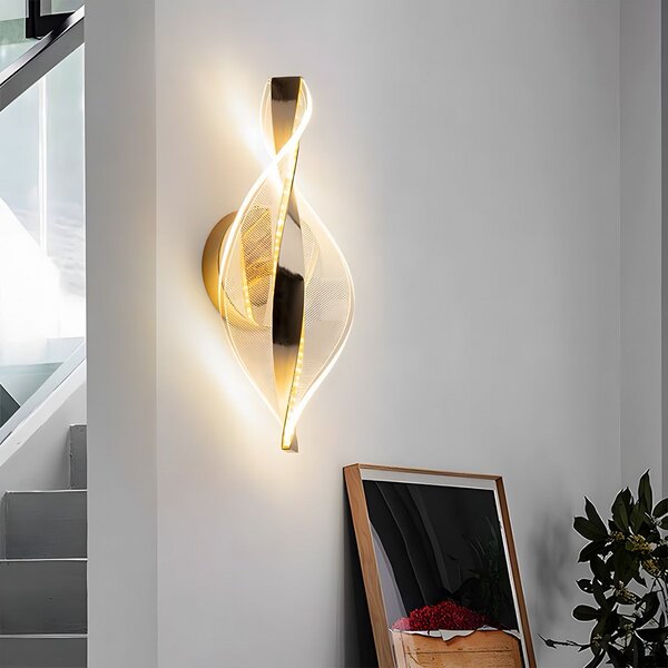 Toolight Toolight, LED nástěnné svítidlo 5W, 4000K, G031-W, zlatá, OSW-00699
