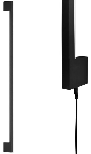 Toolight Toolight, LED nástěnné svítidlo 80cm, 12W, 3000K, LHJ063-W, černá matná, OSW-60032