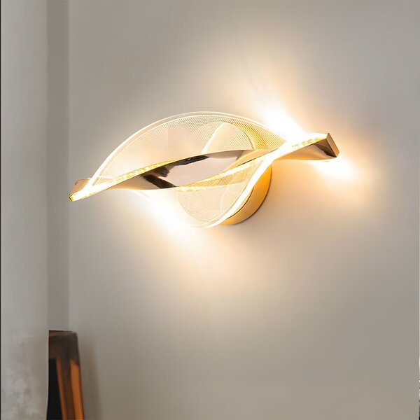 Toolight Toolight, LED nástěnné svítidlo 5W, 4000K, G031-W, zlatá, OSW-00699