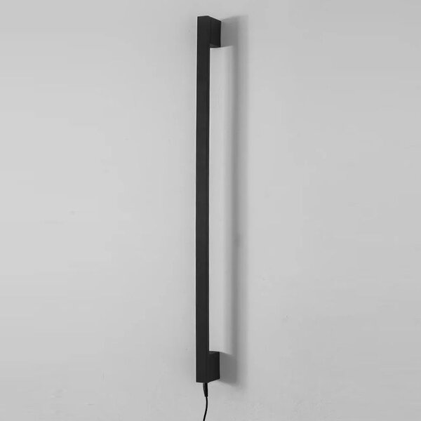 Toolight Toolight, LED nástěnné svítidlo 80cm, 12W, 3000K, LHJ063-W, černá matná, OSW-60032