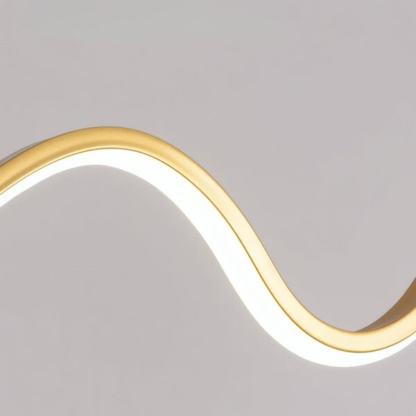 Toolight Toolight, LED závěsné osvětlení 120cm, 36W, 3000K, LHJ034-CP, zlatá matná, OSW-60021