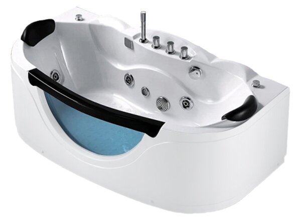 BPS-koupelny Hydromasážní vana HYD-PA924 160x88 s ohřevem vody