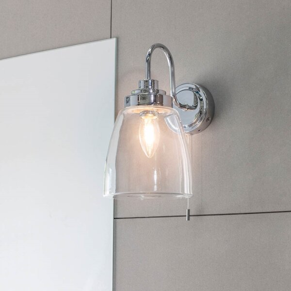 Endon 77088-Koupelnové nástěnné svítidlo ASHBURY 1xE14/4W/230V IP44 lesklý chrom