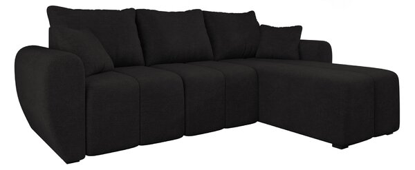 Designová rozkládací sedačka BIANA - černá
