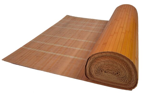 Vingo Oranžová bambusová rohož za postel - metráž Šířka rohože: 70 cm, Délka rohože: 600 cm