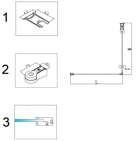 BPS-koupelny Čtvercový sprchový kout HYD-SK04B 90x90 černá/transparent + vanička HYD-SSV-RIKO černá