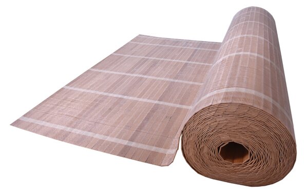 Vingo Světle hnědá bambusová rohož za postel - metráž Šířka rohože: 70 cm, Délka rohože: 600 cm