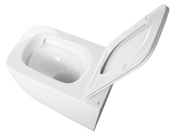 BPS-koupelny Závěsná WC mísa se SoftClose sedátkem HYD-6836, bílá