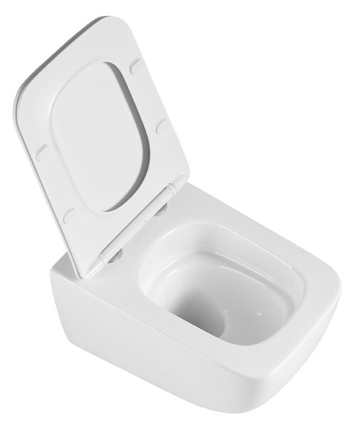 BPS-koupelny Závěsná WC mísa se SoftClose sedátkem HYD-6836, bílá