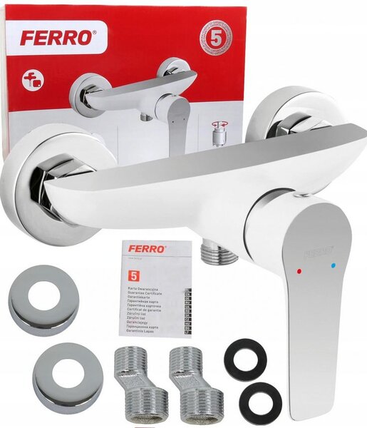Ferro Adore, sprchová baterie, bílá-chromová, BDR7