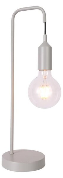 Stolní lampa LAREN - 1xE27, 40W, šedá