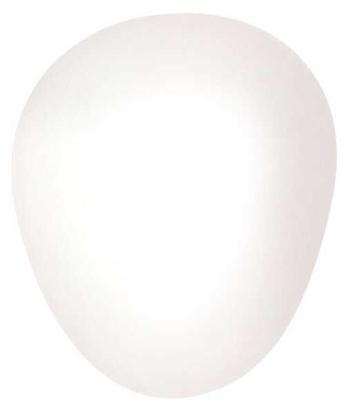 Nástěnné osvětlení v japandi stylu STONES - 1xE27, 40W, 20cm, černé / bílé
